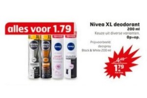 nivea xl deodorant