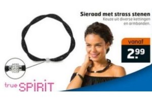 sieraad met strass stenen