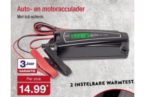 auto en motoracculader