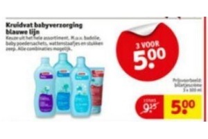 kruidvat babyverzorging blauwe lijn