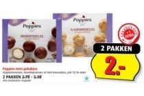 poppies mini gebakjes
