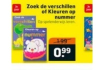 zoek de verschillen of kleuren op nummer