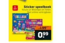 sticker speelboek