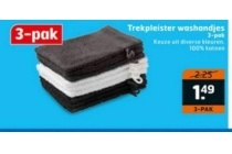 trekpleister washandjes