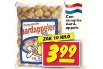 consumptie aardappels