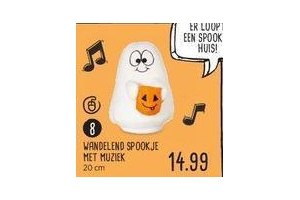 wandelend spookje met muziek