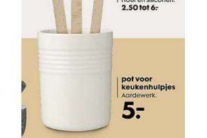 pot voor keukenhulpjes