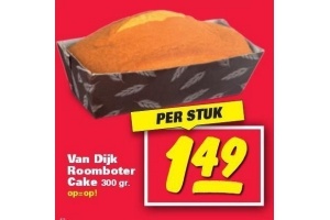 van dijk roomboter cake