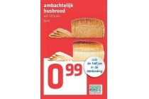 ambachtelijk busbrood