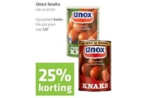 unox knaks