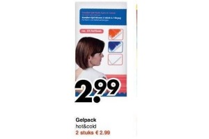 gelpack hot en cold nu 2 stuks voor eur2 99