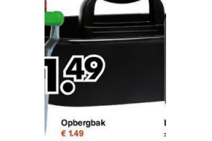 opbergbak