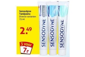 sensodyne tandpasta