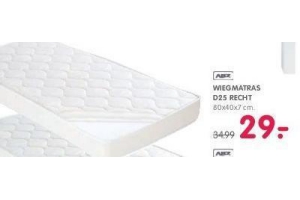 wiegmatras d25 recht