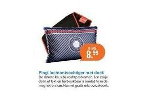 luchtontvochtiger met doek