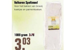 volkoren speltmeel