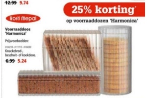 voorraaddoos harmonica