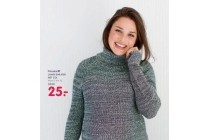 prenatal lange sweater met col