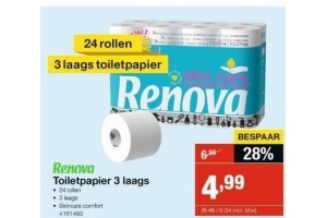 renova toiletpapier 3 laags