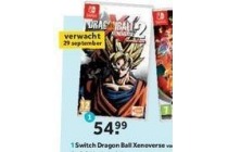 switch dragon ball xenoverse