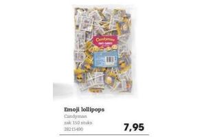 emoji lollipops