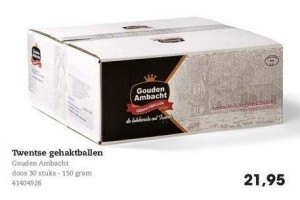 gouden ambacht gehaktballen