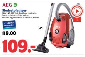 aeg sledestofzuiger