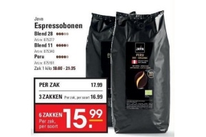 java espressobonen