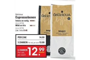delicious espressobonen