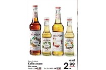 sirop de monin koffiesiropen