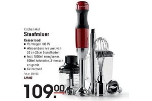 kitchen aid staafmixer