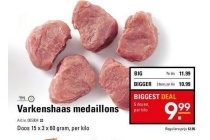 varkenshaas medaillons