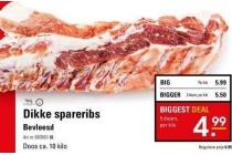 dikke spareribs