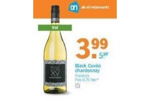 black cuvee chardonnay