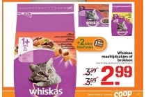 whiskas maaltijdzakjes of brokken