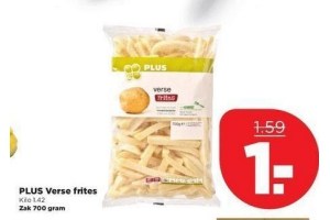 plus verse frites