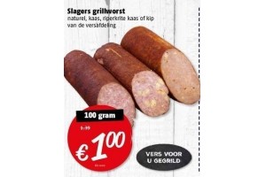 slagers grillworst