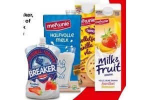 melkunie breaker vla milk en fruit of houdbare melk