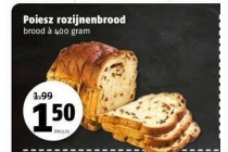 poiesz rozijnenbrood