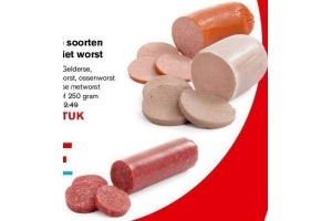 diverse soorten hoogvliet worst