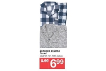 jongens pyjama flanel