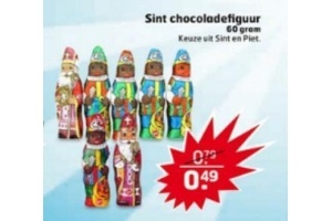 sint chocoladefiguur