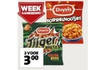 duyvis tijger en borrelnoten