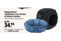 happy house mand huis voor katten of kleine honden