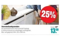 vensterbankpanelen