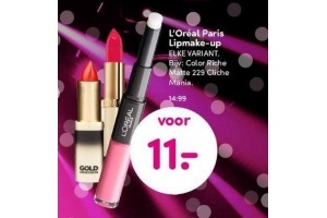 l oreal paris lipmake up