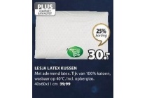 lesja latex kussen