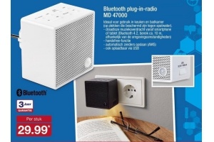 bluetooth plug in radio md47000