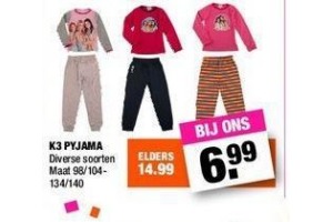 k3 pyjama