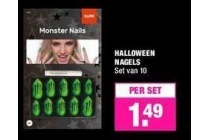 halloween nagels